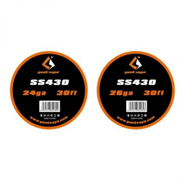 GeekVape Resistenza SS430 Standard Wire 24GA 30ft